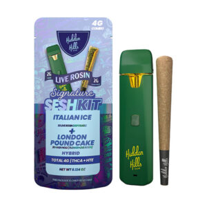 hidden hills sech kit 2g disposable 2g hash hole italian ice london pound cake hybrid