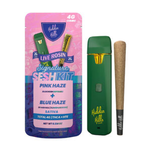 hidden hills sech kit 2g disposable 2g hash hole pink haze blue haze sativa