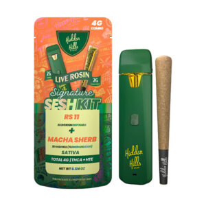 hidden hills sech kit 2g disposable 2g hash hole rz 11 matcha sherb