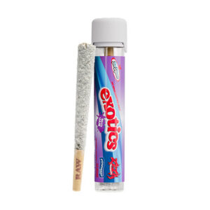 ice kream x zaza powdered donuts pre roll grape jam