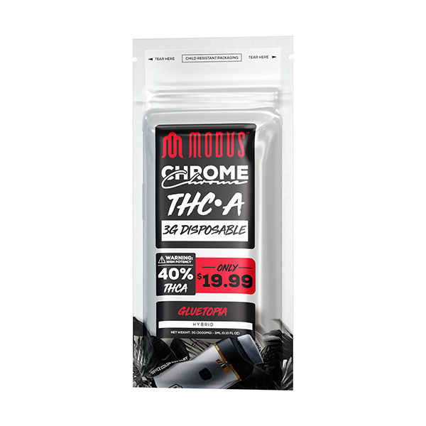 modus chrome thca 3g disposable glutopia