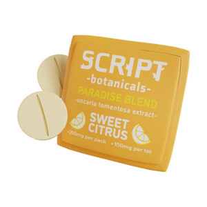 script botanicals cats claw 200mg tablets 2ct sweet citrus