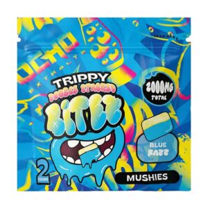 trippy ouble stacked bitez 2ct 2ct blue razz