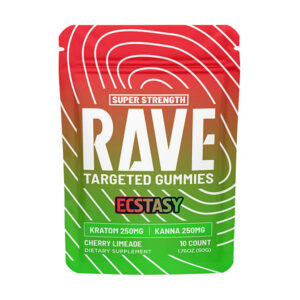 rave kratom kanna gummies cherry limeade