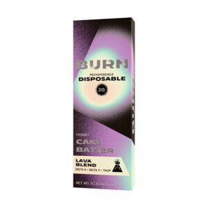burn hemp lava blend disposable 2g cake batter