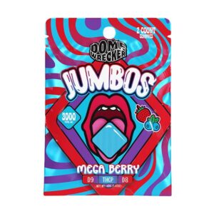 dome wrecker jumbos 3000mg 2ct gummies mega berry