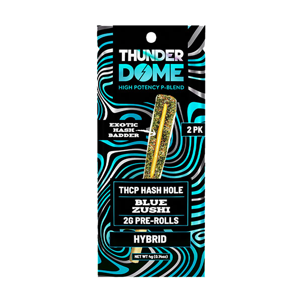 dome wrecker thunder dome thcp hash holes 2g 2ct bluezushi