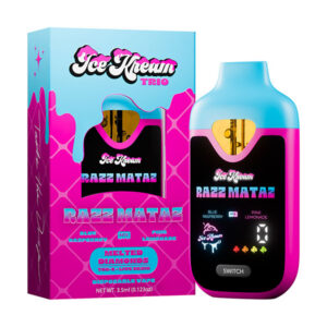 ice kream trio thca 3500mg disposable razzmataz