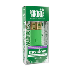 meadow 3500mg disposable garnddaddy purp