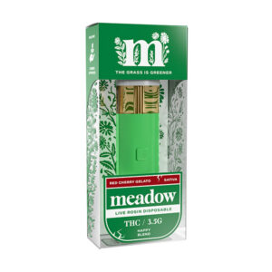 meadow 3500mg disposable red cherry gelato