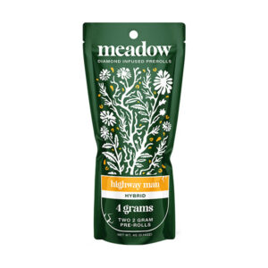meadow dual pre rolls 4g thch highway man