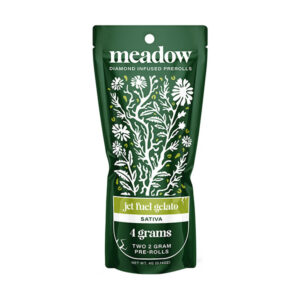 meadow dual pre rolls 4g thch jet fuel gelato