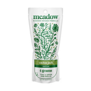 meadow dual pre rolls 4g thcp cactus jack