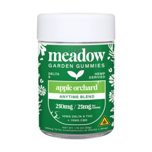 meadow garden gummies 250mg anytime blend apple orchard