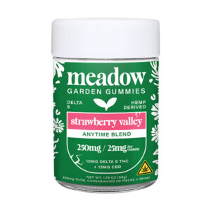 meadow garden gummies 250mg anytime blend strawberry valley