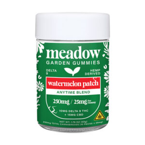 meadow garden gummies 250mg anytime blend watermelon patch