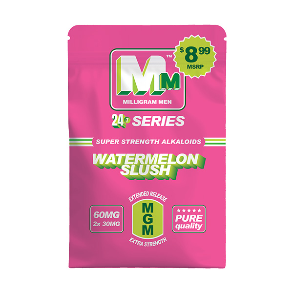 milligram men kratom tablets 60mg 2ct watermelon