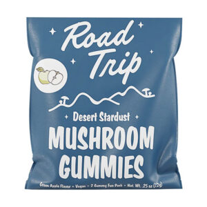 road trip desert stardust mushroom gummies 2ct green apple
