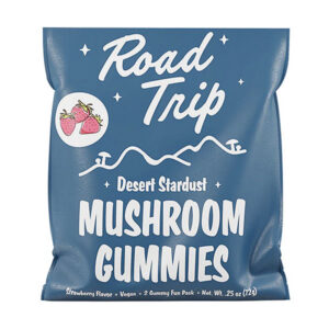 road trip desert stardust mushroom gummies 2ct strawberry