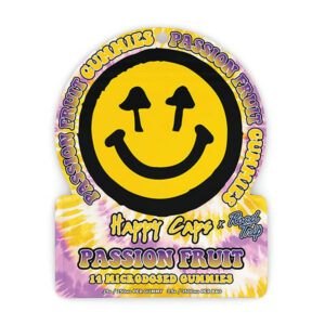 road trip x happy caps microdose gummies 14ct passion fruit