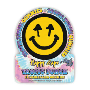 road trip x happy caps microdose gummies 14ct tropic punch