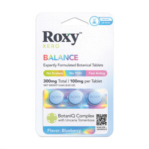 roxy xero 300mg 3ct tablets blueberry