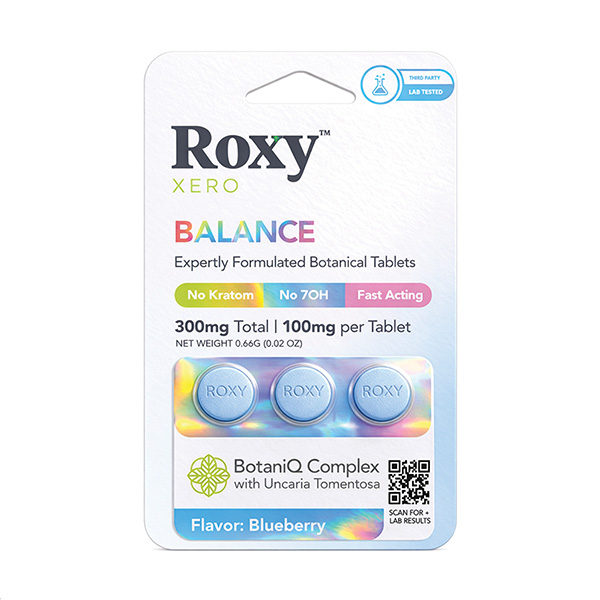 roxy xero 300mg 3ct tablets blueberry