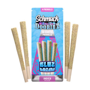 schmack doobiez 1g 4ct pre roll blue dream