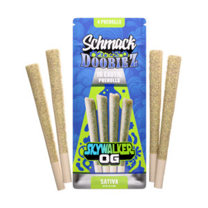 schmack doobiez 1g 4ct pre roll skywalker og