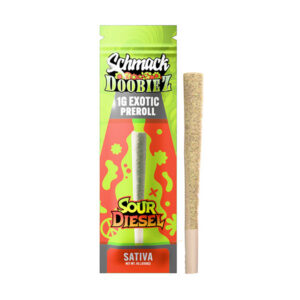 schmack doobiez 1g pre roll sour diesel