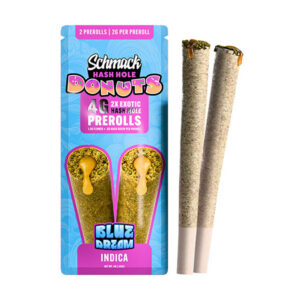 schmack hash hole donuts 4g 2ct blue dream