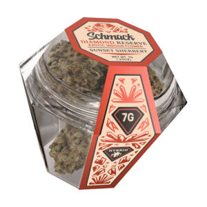 schmack reserve thca 7g flower sunset sherbert