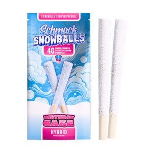 schmack snowballs 4g 2ct pre rolls birthday cake new
