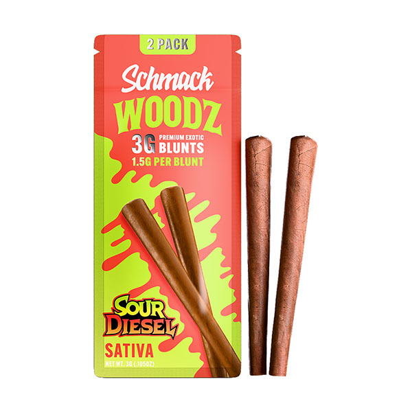schmack woodz 3g blunts sour diesel