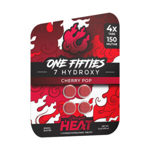 straight heat one fifties 7oh tablets 600mg 4ct cherry pop