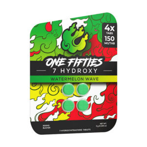 straight heat one fifties 7oh tablets 600mg 4ct watermelon wave