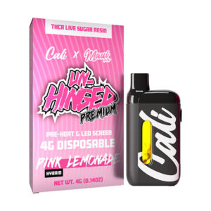 cali x maui labs unhinged thca 4g disposable pink lemonade new