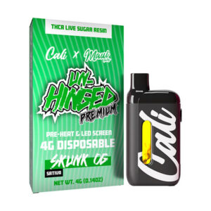 cali x maui labs unhinged thca 4g disposable skunk og new
