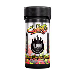 claro 4000mg 20ct gummies mango tropical punch