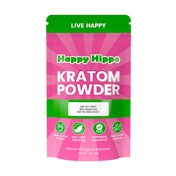 happy hippo kratom powder red hot hippo red maeng da