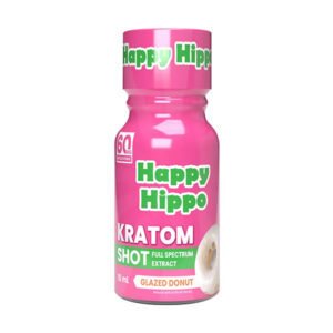 happy hippo kratom shot 10ml glazed donut 60mg