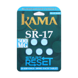 kama sr 17 500mg 5ct tablets blue razz