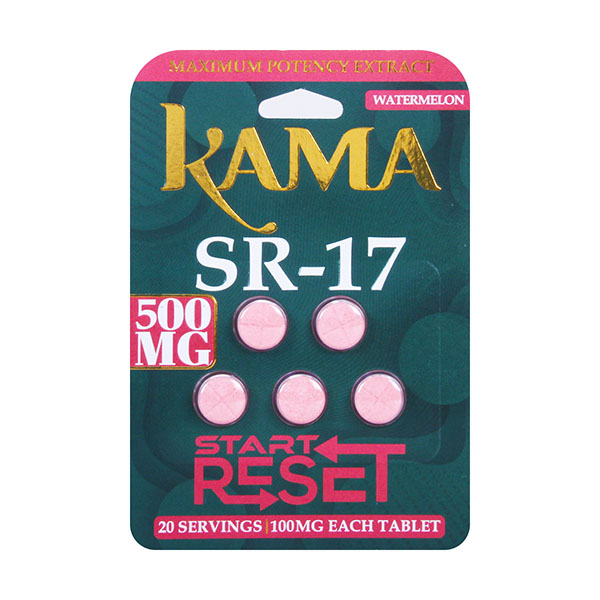 kama sr 17 500mg 5ct tablets watermelon