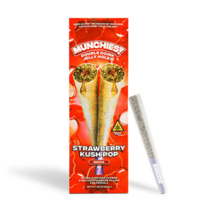 munchies thcp double doink jelly holes 3g 2ct strawberry kush pop