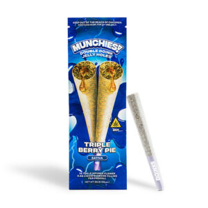 munchies thcp double doink jelly holes 3g 2ct triple berry pie