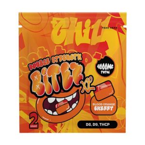 ocho extracts double stacked bitez xl 4000mg gummies blood orange cherry