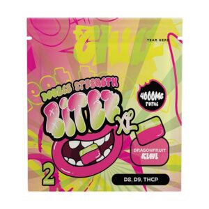 ocho extracts double stacked bitez xl 4000mg gummies dragonfruit kiwi