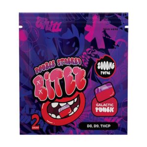 ocho extracts double stacked bitez xl 4000mg gummies galactic punch