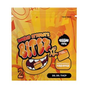 ocho extracts double stacked bitez xl 4000mg gummies pineapple passionfruit