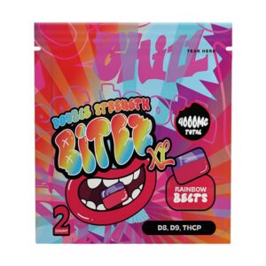 ocho extracts double stacked bitez xl 4000mg gummies rainbow belts